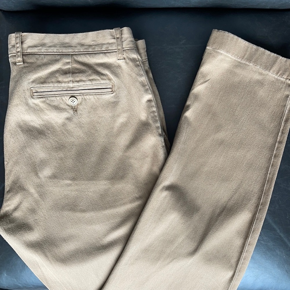 Tan Color J. Crew Stretch Chinos 34x34
